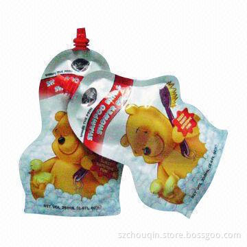 Spout Pouches for Drinking, Stand Up, Various Shapes/Sizes, Food Grade Material and Long Shelf Time